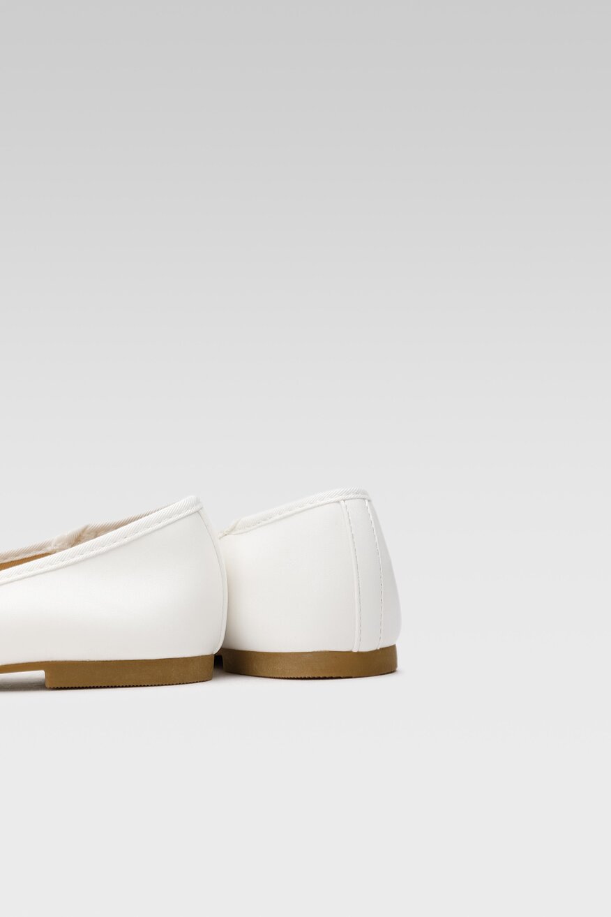 Baleriny Jenny Fairy LCS010822-01A Biały