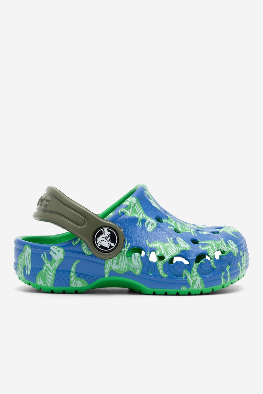Klapki basenowe Crocs BAYA GRAPHIC CLOG T 206814-4LB Niebieski