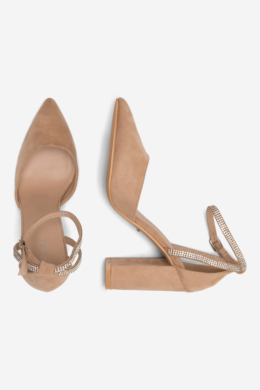 Czółenka DeeZee LISA KL-HT4587-21 Beżowy