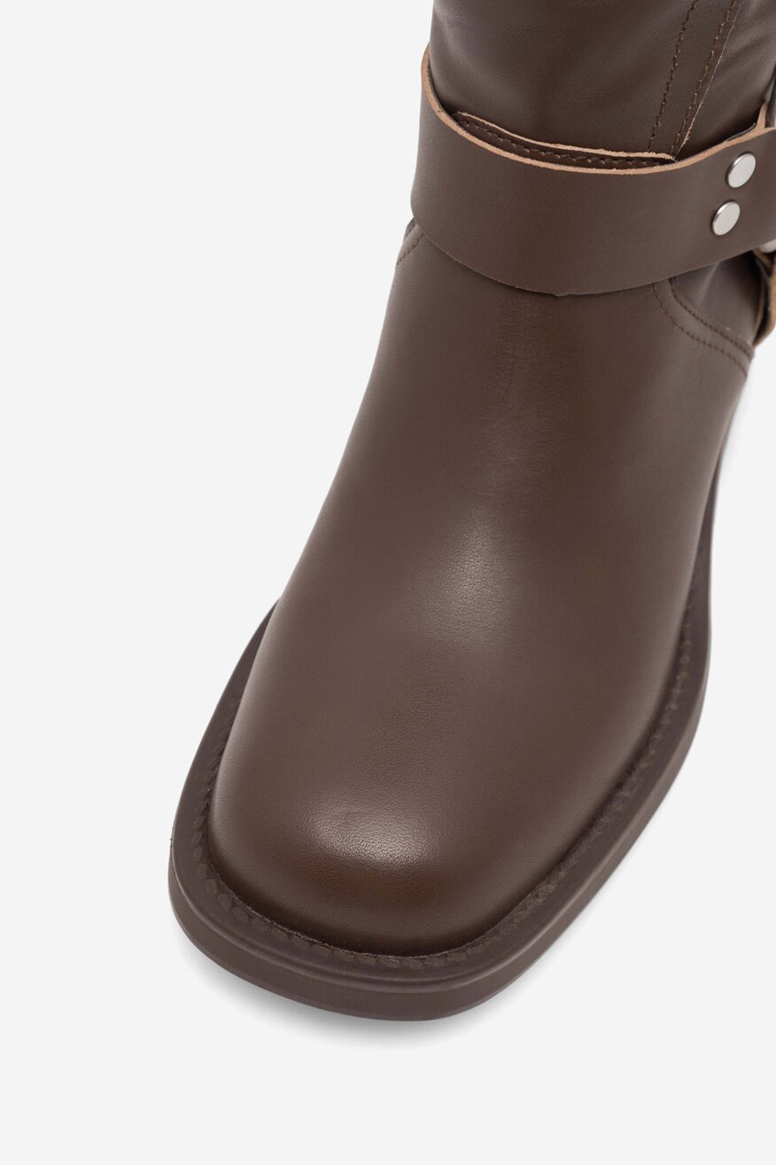 Kozaki Badura MANGUALDE-V1272-515 Brązowy