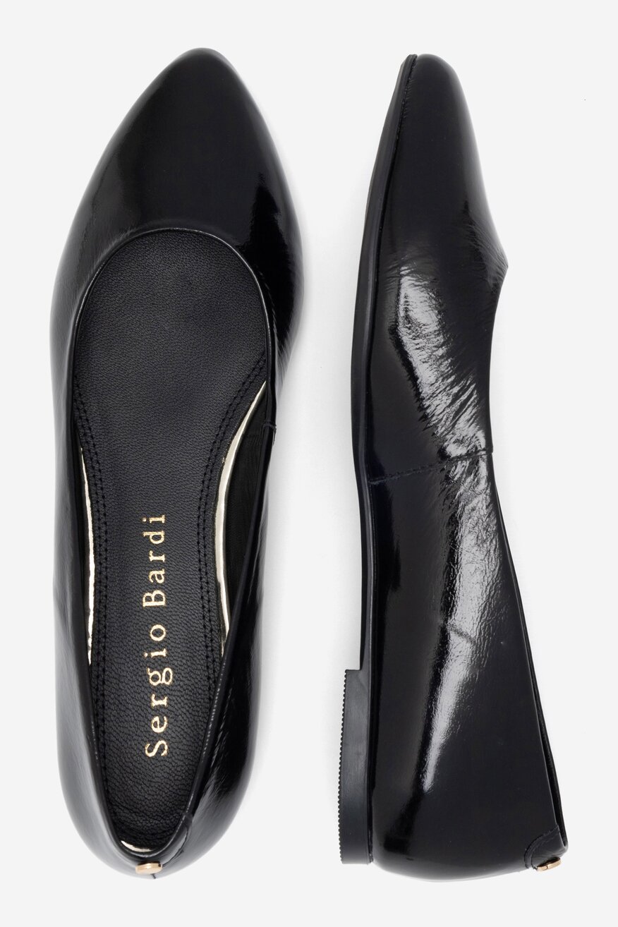 Baleriny Sergio Bardi RST-B1031-05SB Czarny
