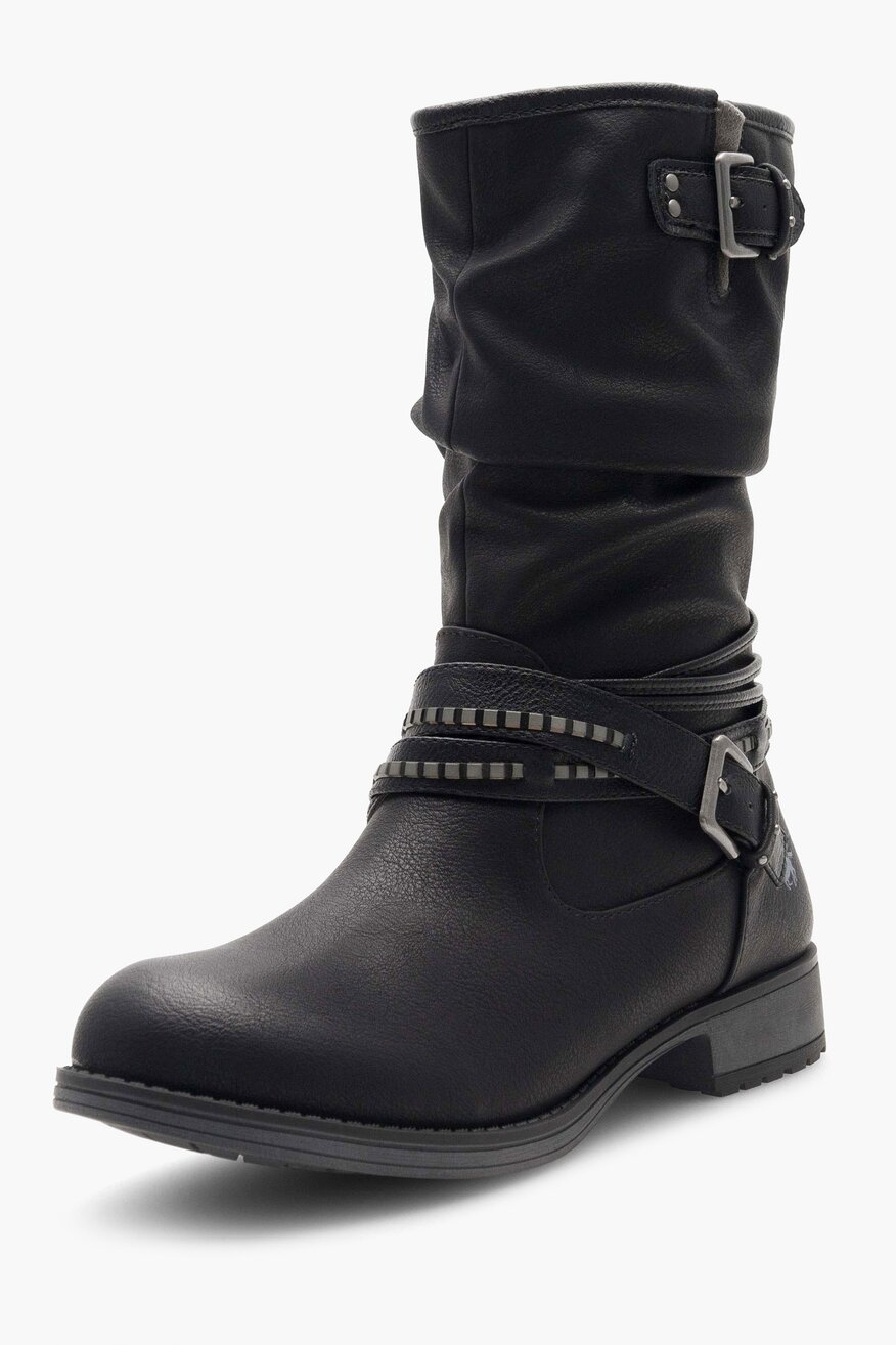 Kozaki Mustang 1139-624 Czarny