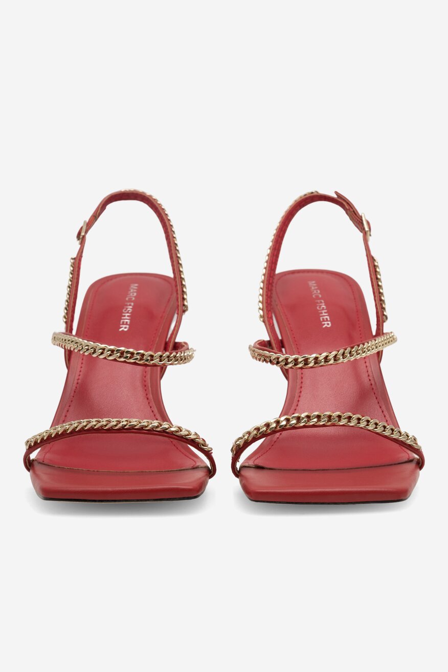 Sandały MARC FISHER F-DROID MRE01 Czerwony