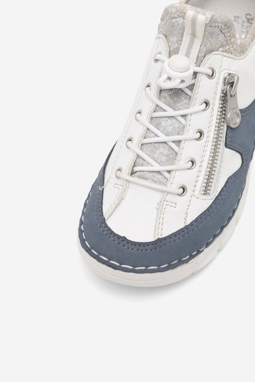 Półbuty Rieker 55064-80 Biały