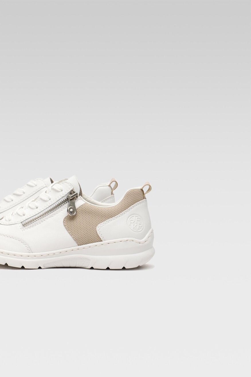 Półbuty Rieker L3221-80 Biały