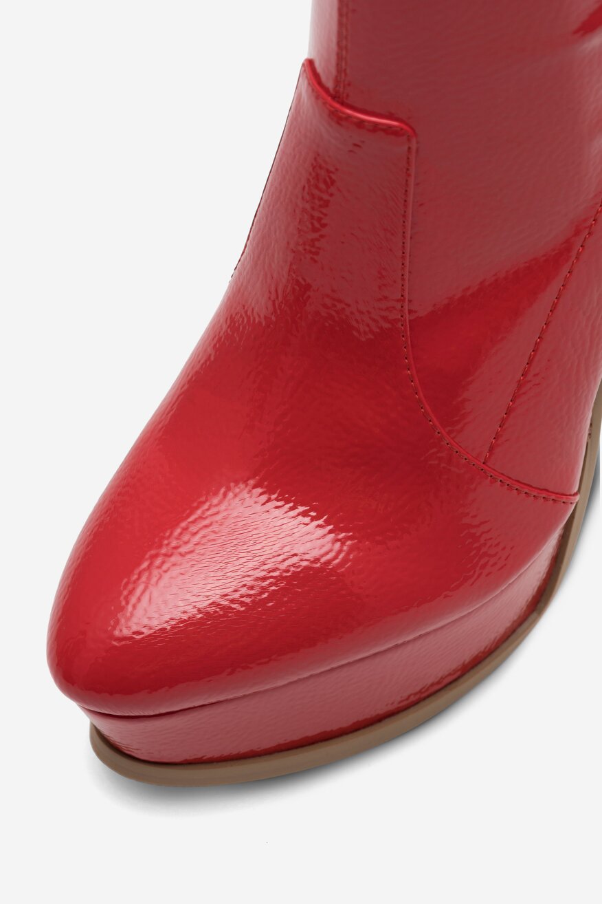 Botki NINE WEST SIDRA SJ1450-1 Czerwony