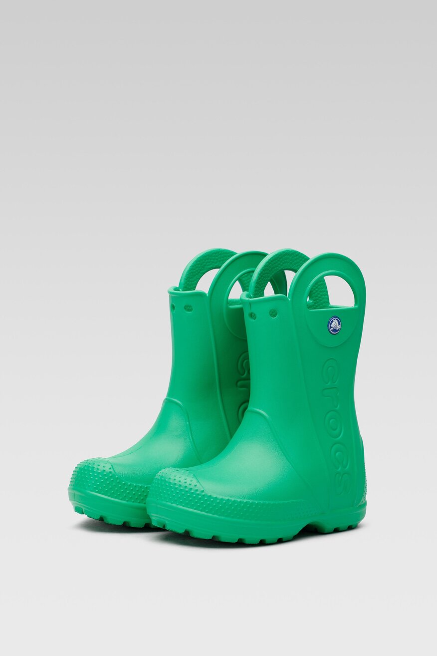 Kalosze Crocs HANDLE IT RAIN BOOT 12803-3E8 Zielony