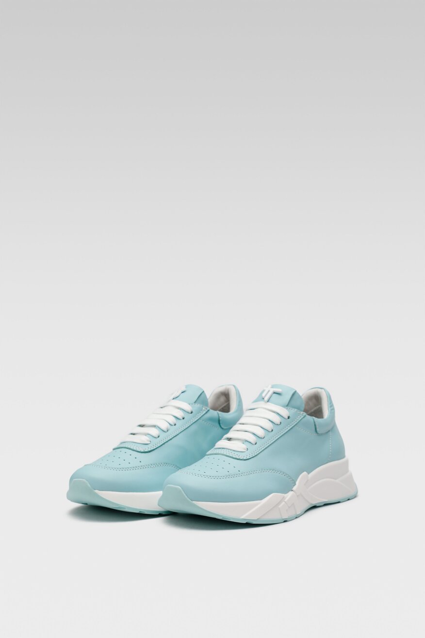 Półbuty Togoshi 37950 Turkusowy