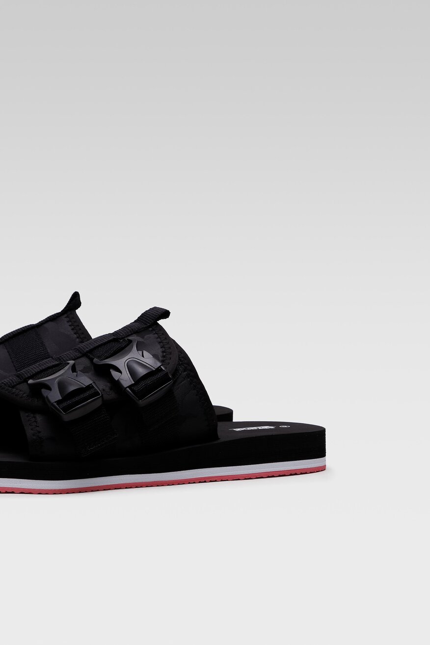 Klapki basenowe Sprandi 802413 Czarny