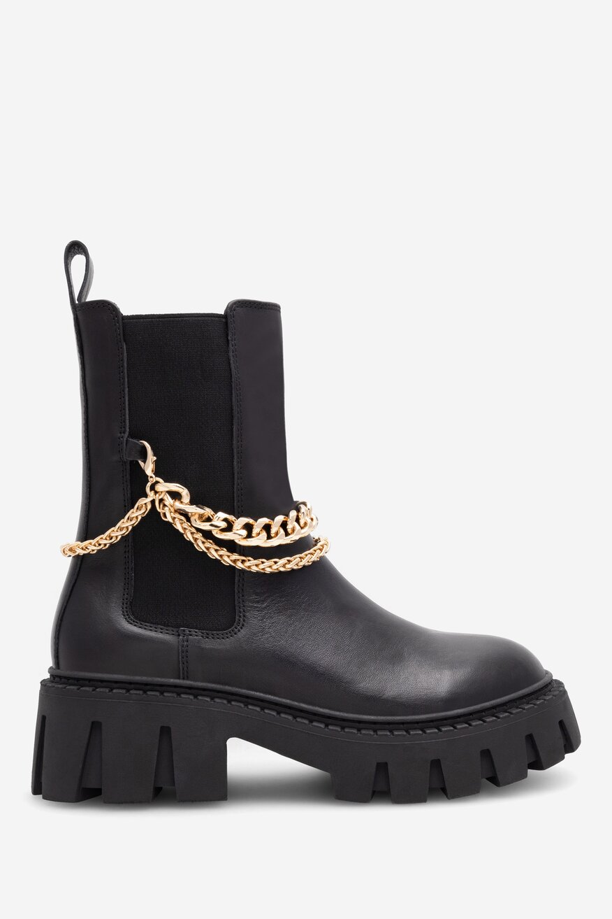 Botki EVA MINGE GANDRA-8320-01-3 Czarny