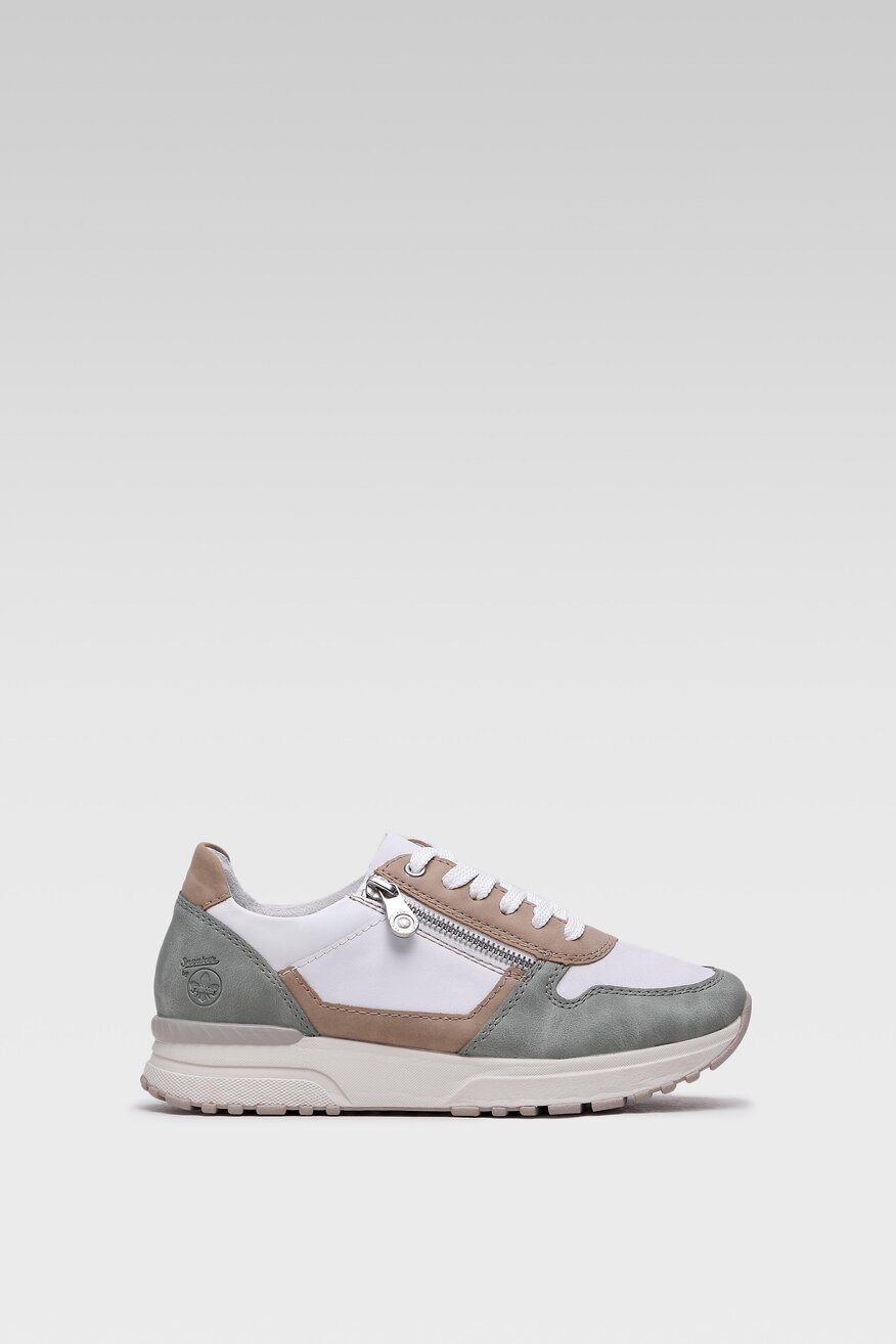 Półbuty Rieker N7422-80 Biały