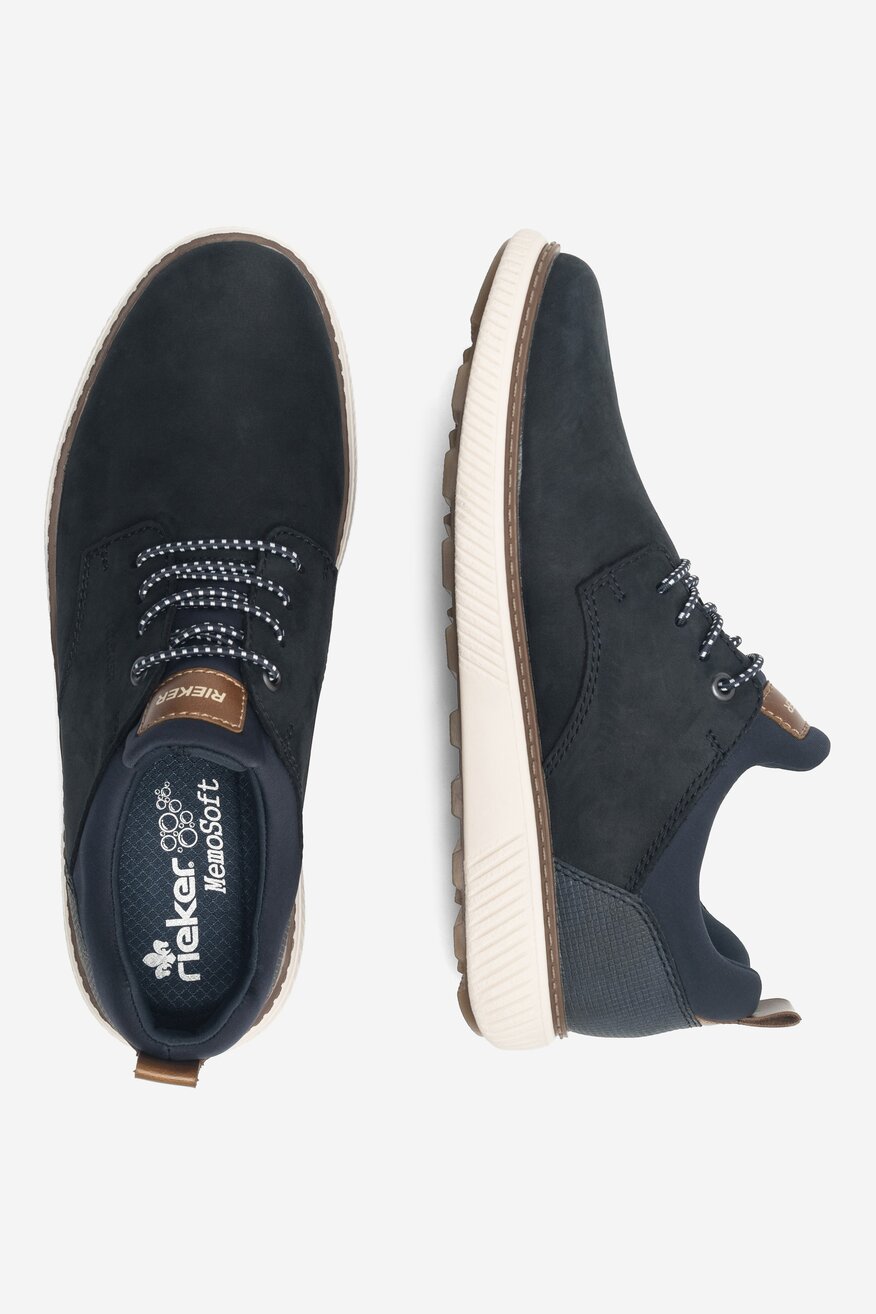 Półbuty Rieker B3360-14 Granatowy