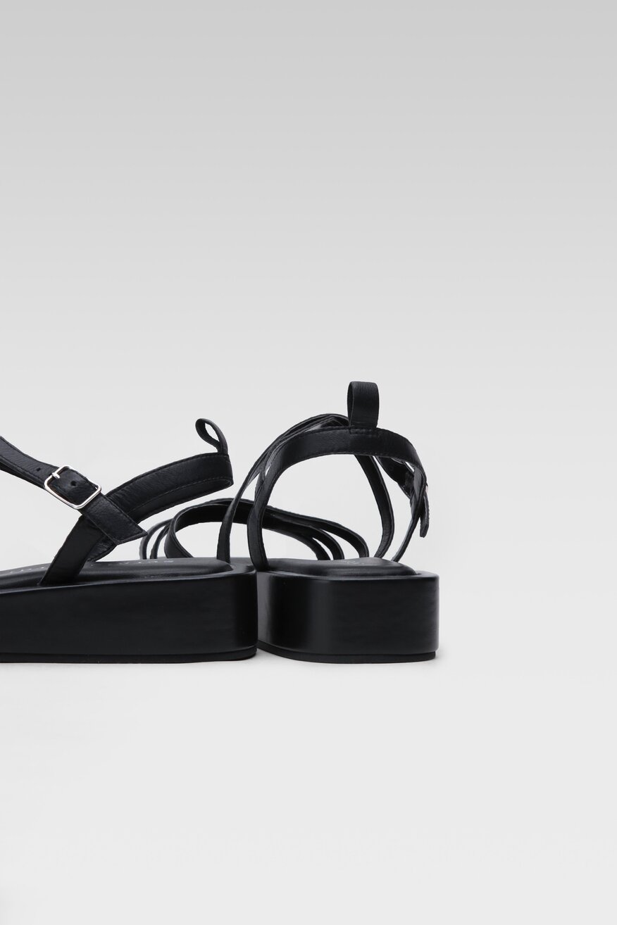 Sandały Sergio Bardi DELL-CHV-MP-02SB Czarny