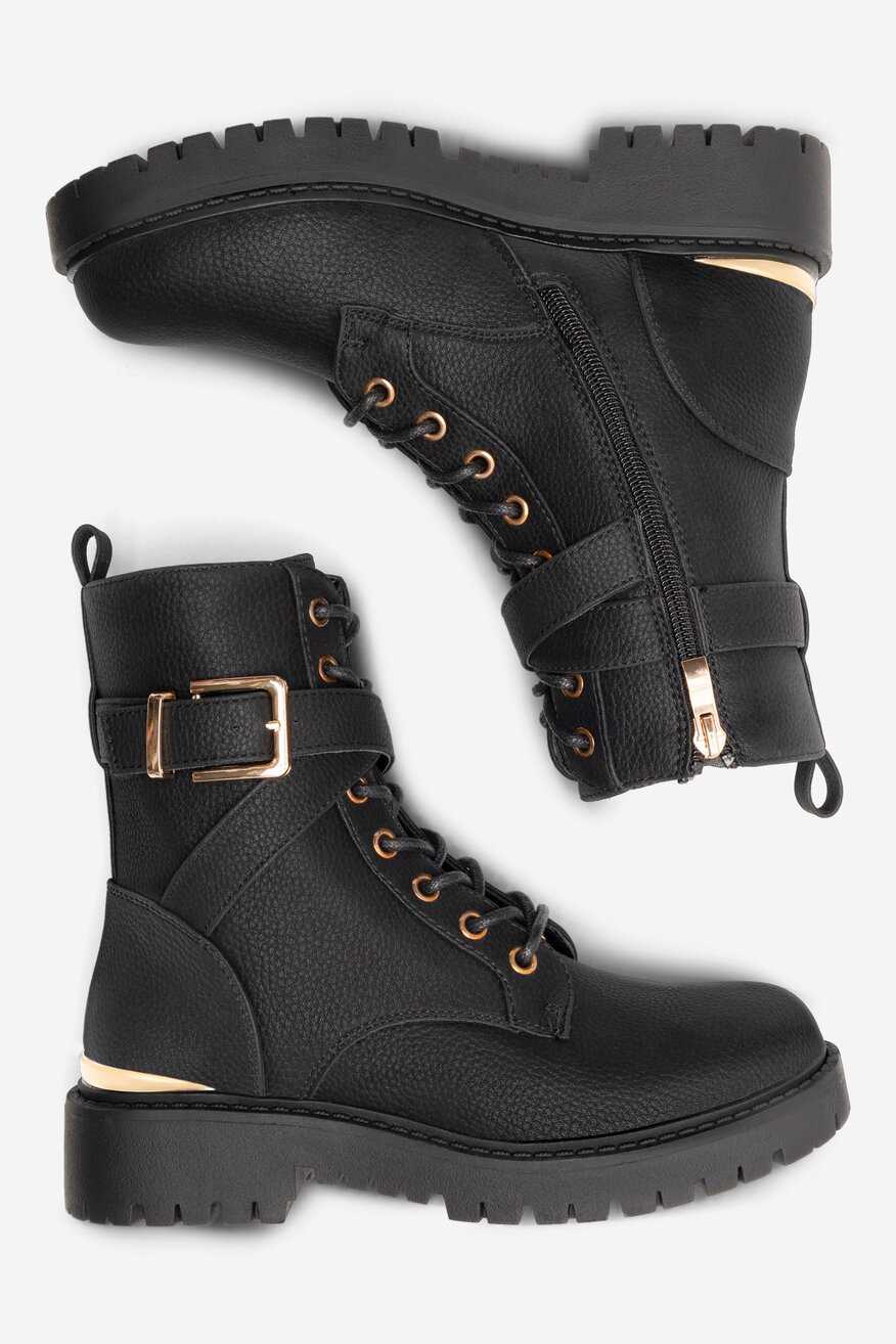 Trzewiki DeeZee HERMIA H58022-1A Czarny