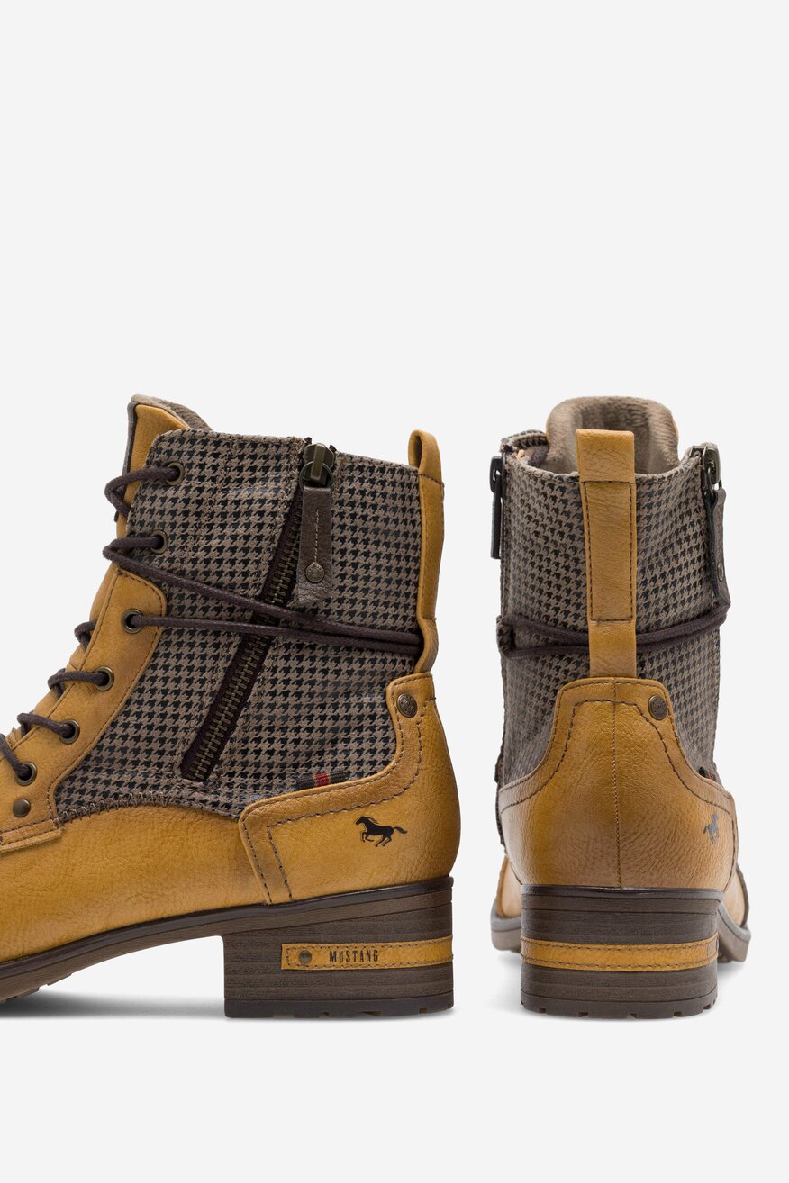 Trzewiki Mustang 1229-510 Żółty