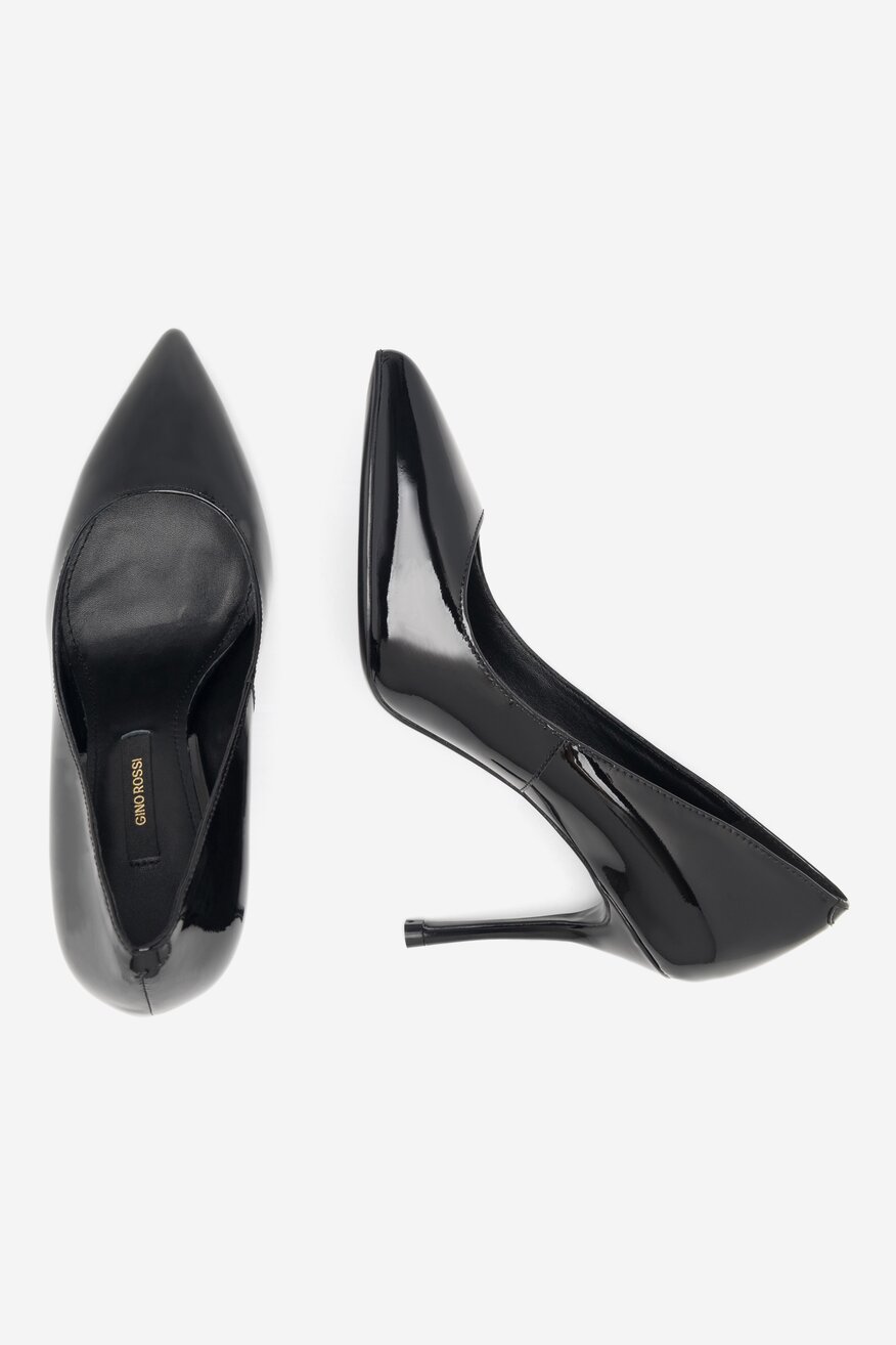 Czółenka Gino Rossi V-258-02 Czarny