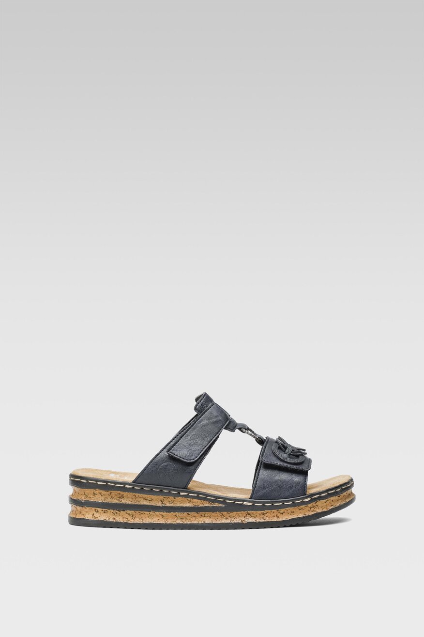 Klapki Rieker 62936-14 Granatowy