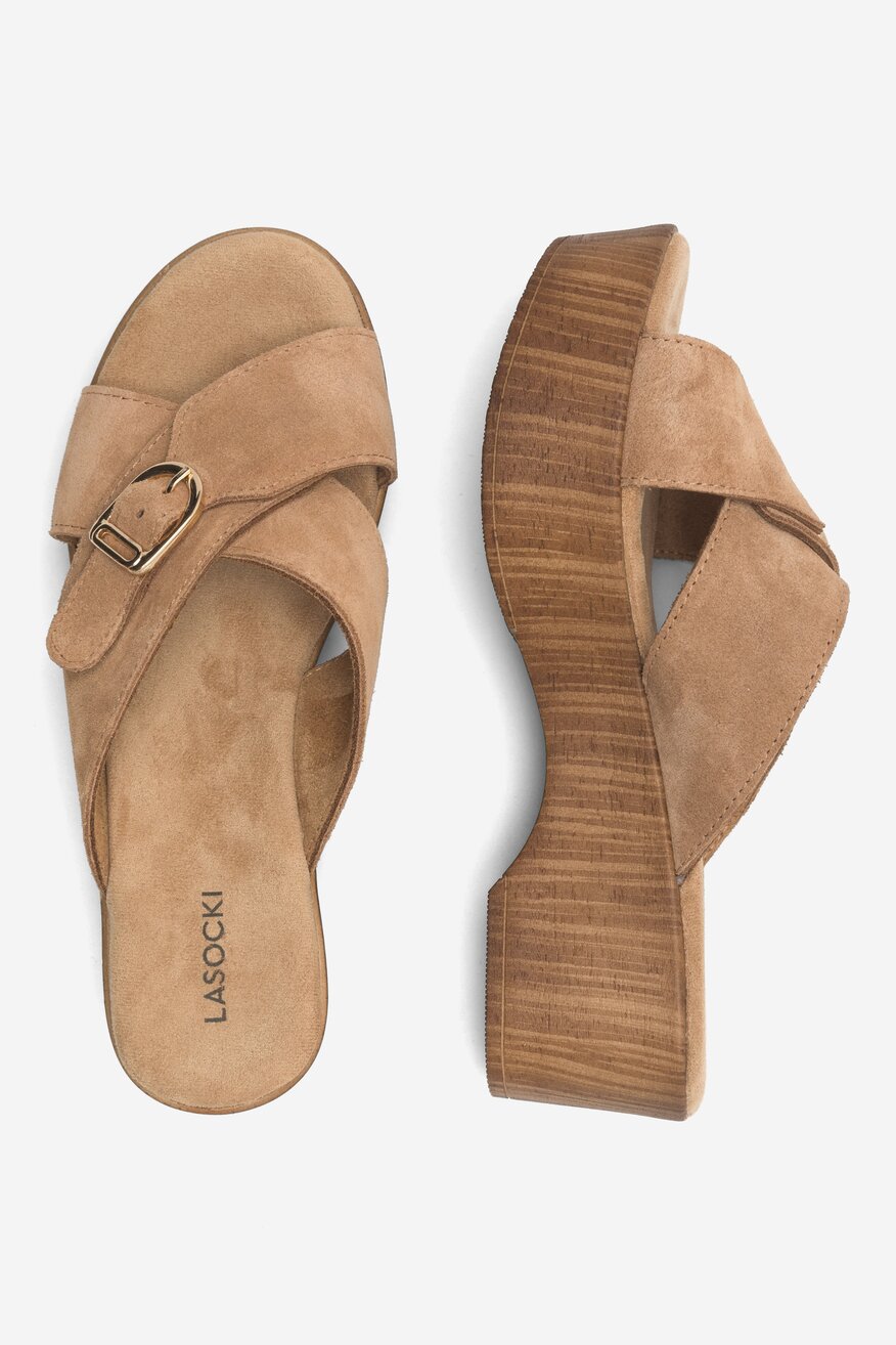 Klapki Lasocki DOLTO WI30-423198 Camel