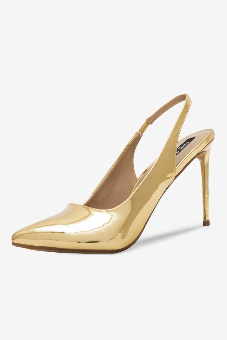 Czółenka NINE WEST AYANA ZL22045-1CC Złoty