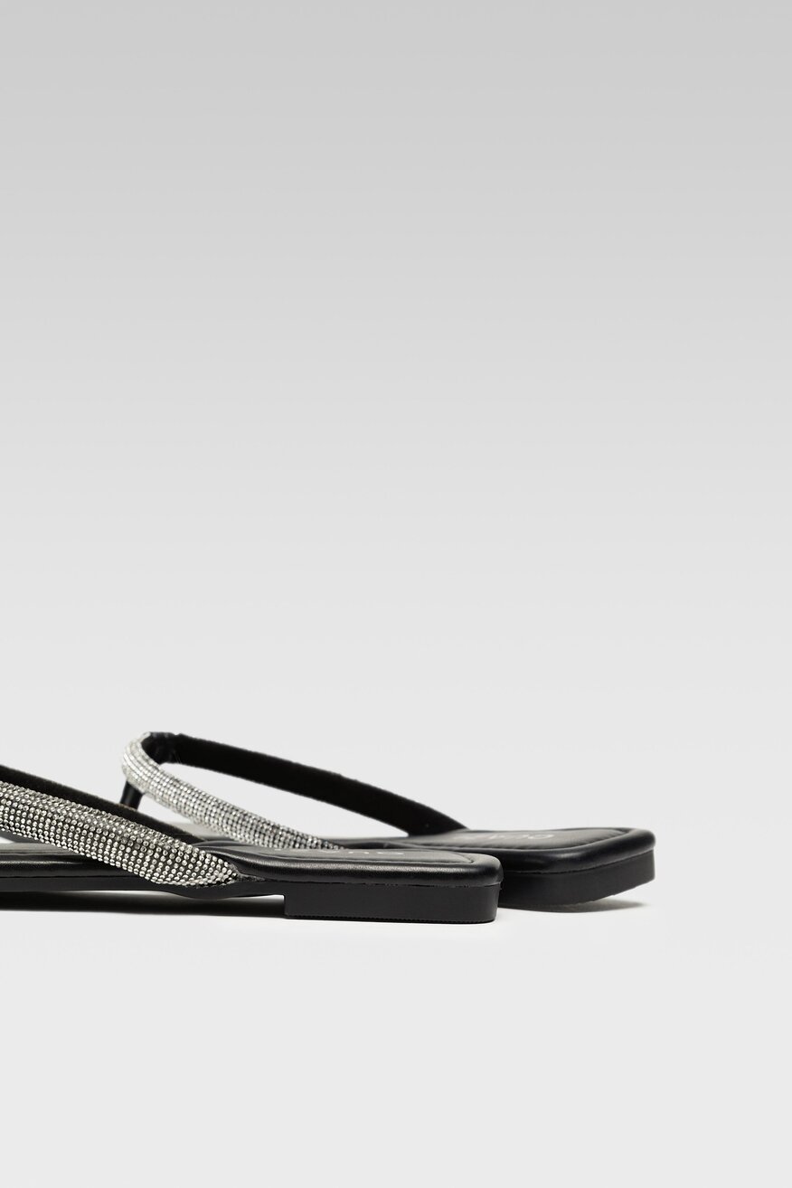 Klapki Quazi LS5521-02 Czarny