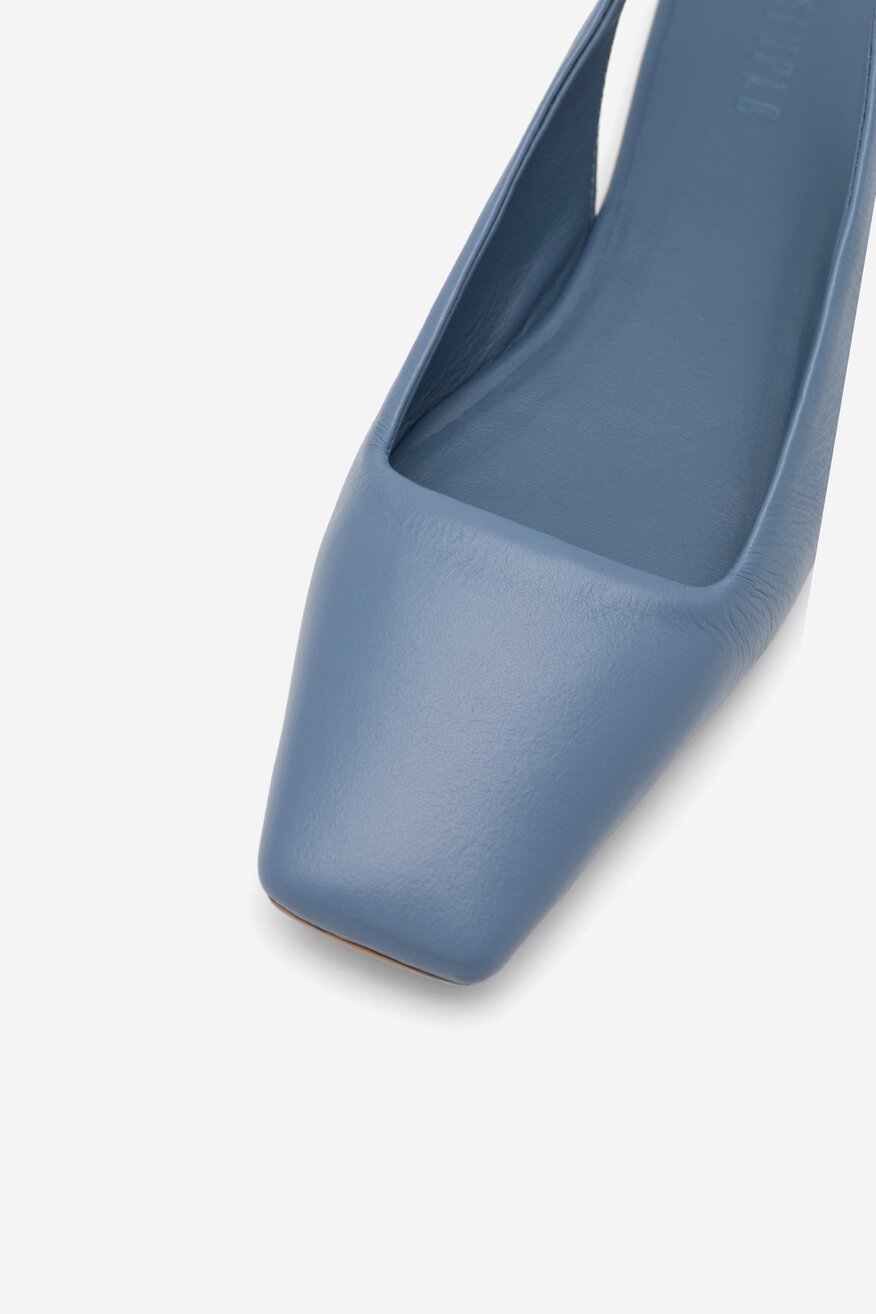 Sandały SIMPLE SARAGOSSA-23SS1419 Niebieski