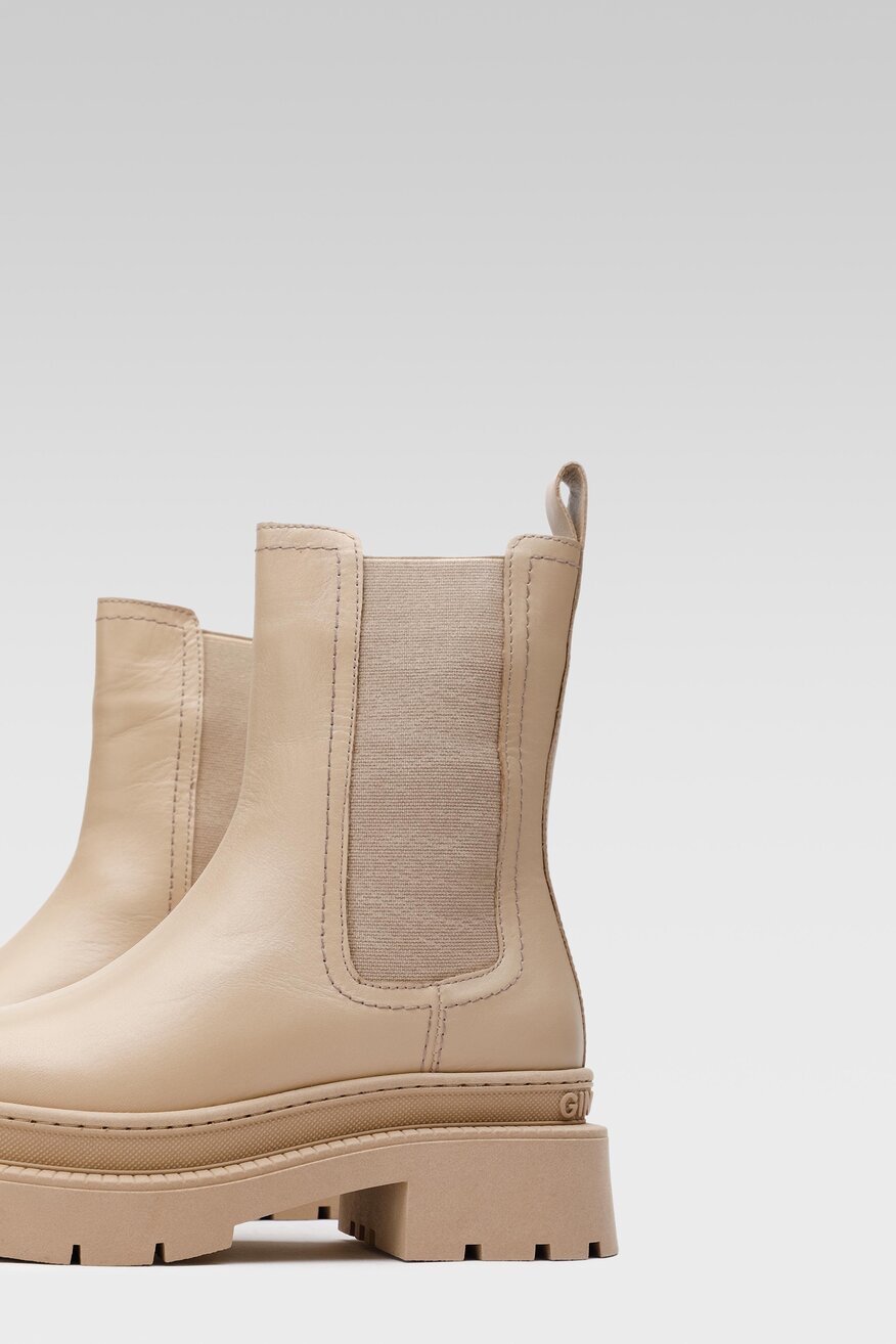 Botki Gino Rossi 222FW103 Beżowy ciemny