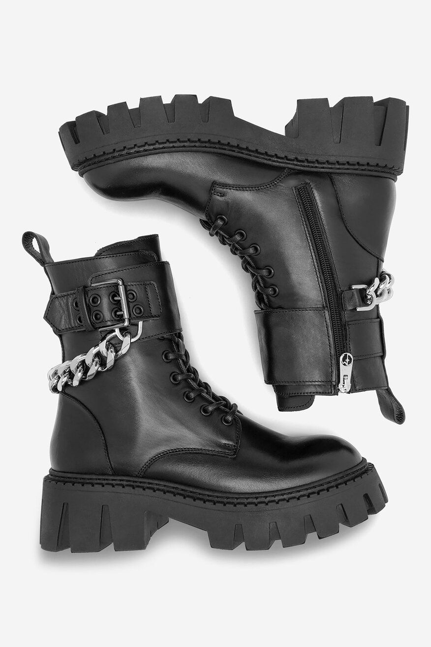 Trzewiki EVA MINGE GANDRA-8320 Czarny