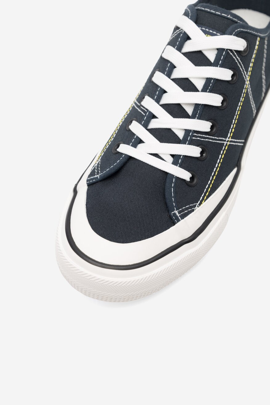 Trampki Lanetti S23V013A-1 Granatowy