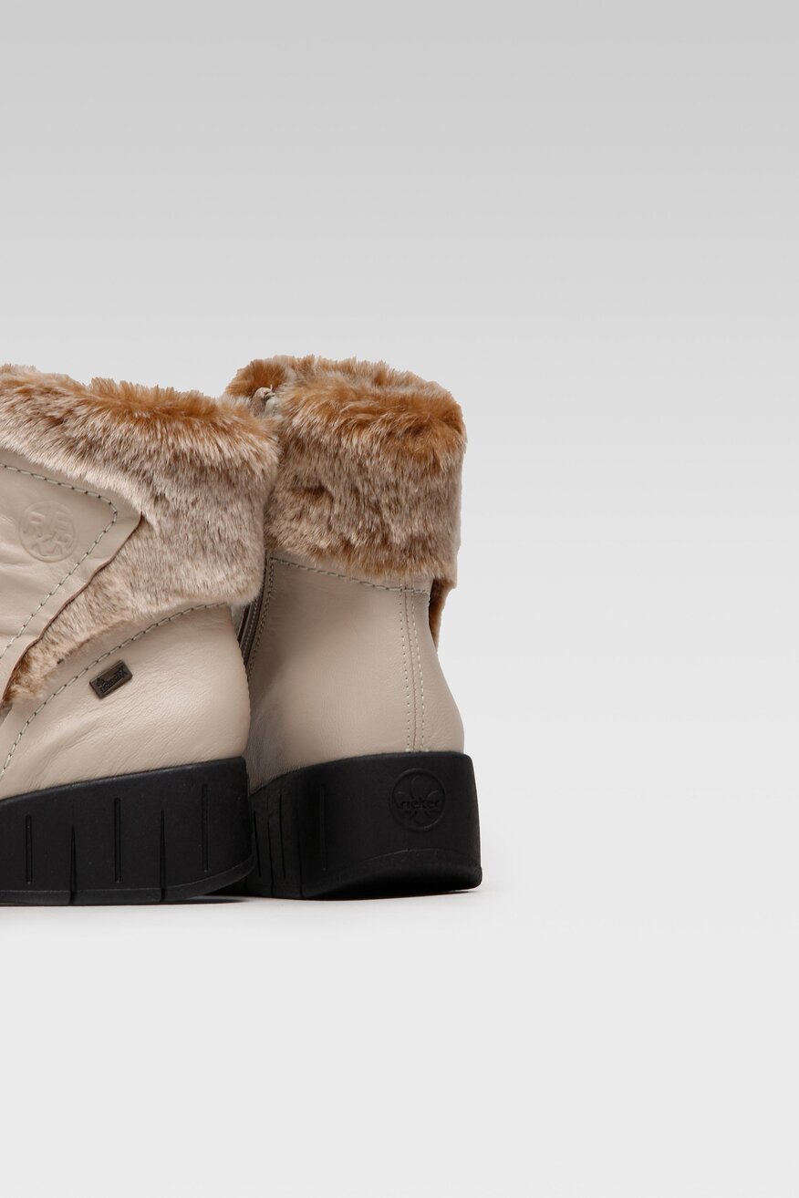 Botki Rieker Y1361-60 Beżowy