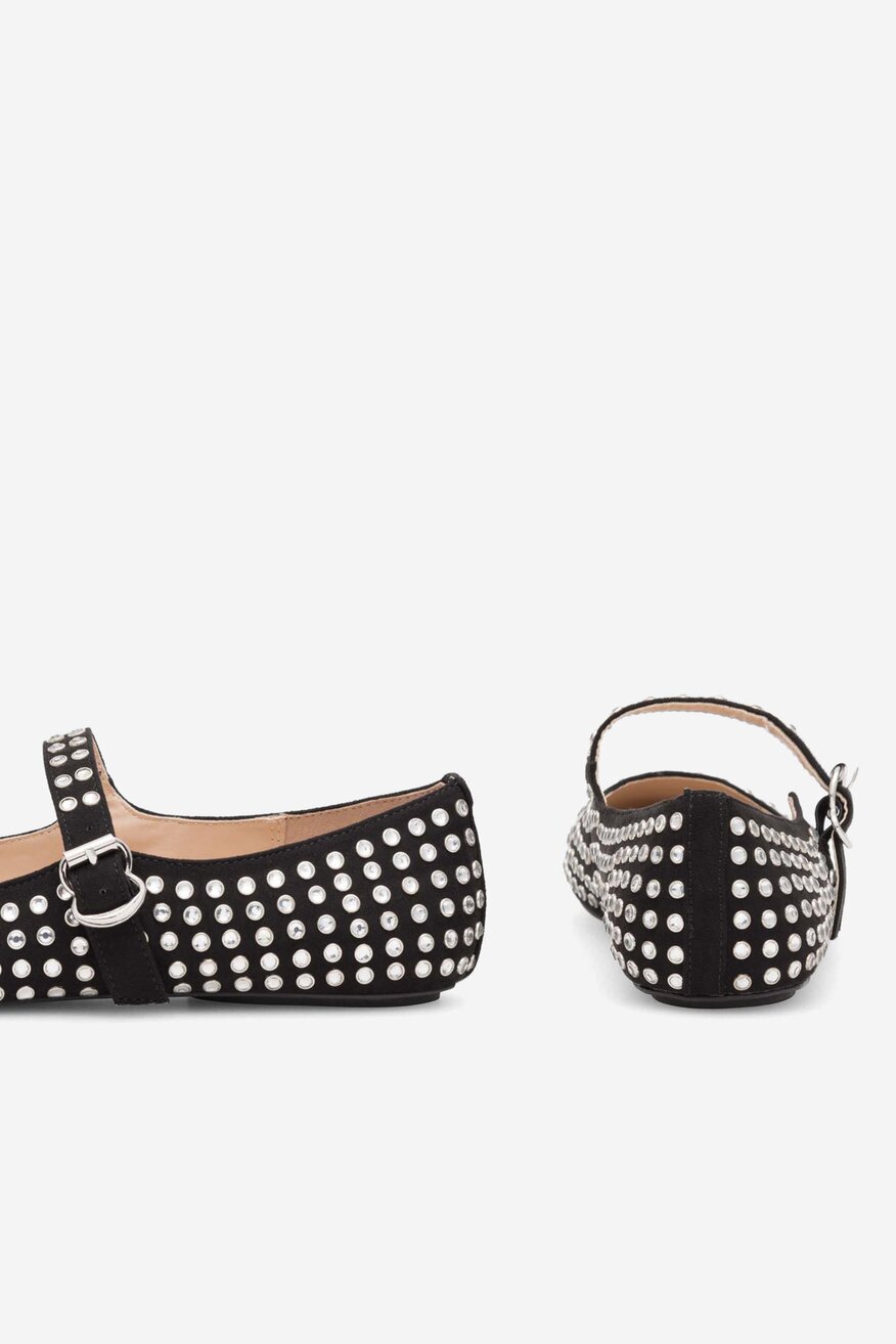 Baleriny Jenny Fairy SHINY WYL04166-1 Czarny