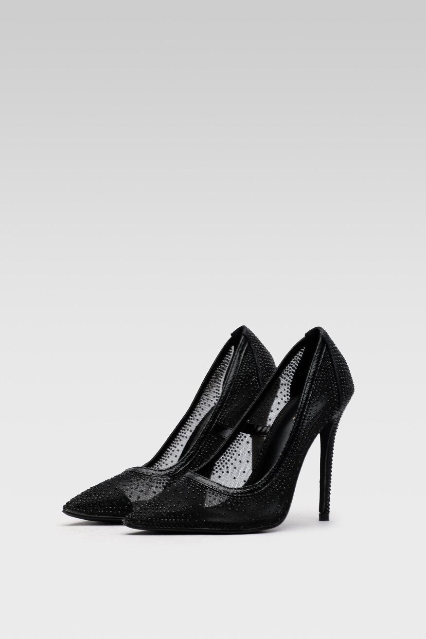 Czółenka DeeZee KL-92831-822 Czarny