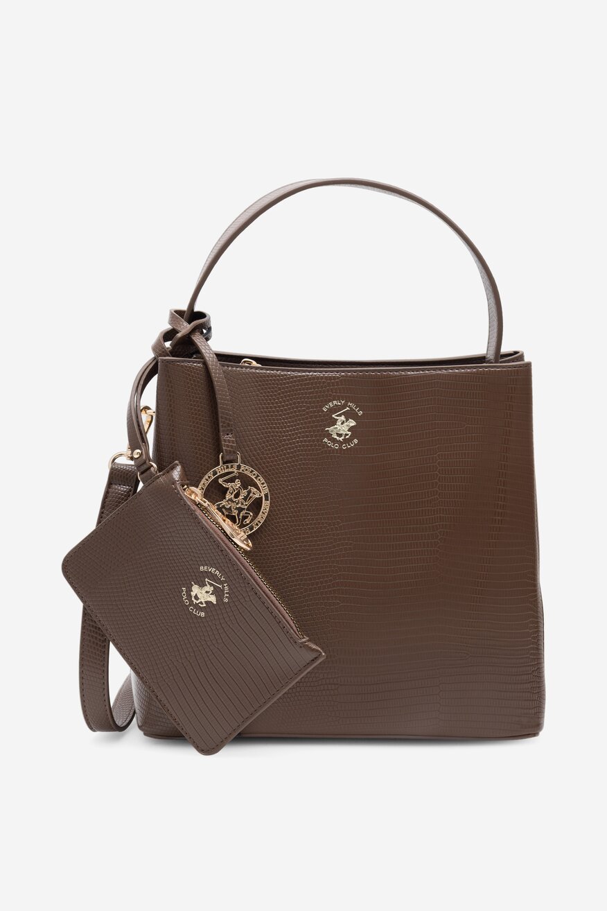 Torebka Beverly Hills Polo Club BHPC-W-04-A23 Brązowy