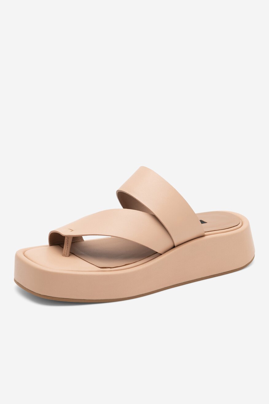 Klapki Gino Rossi PACIANA-32289 Beżowy