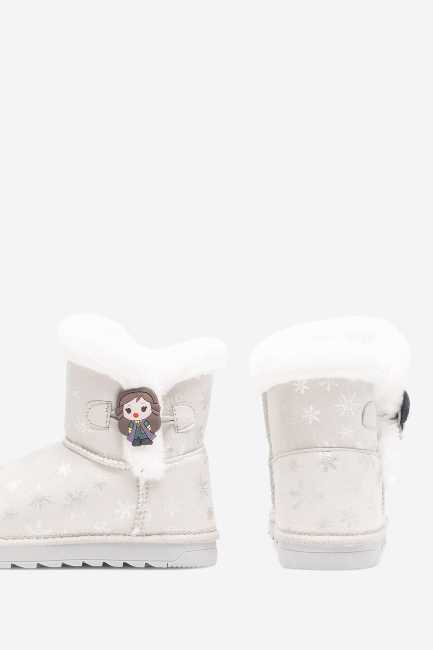 Botki Frozen AW23-105DFR Szary jasny