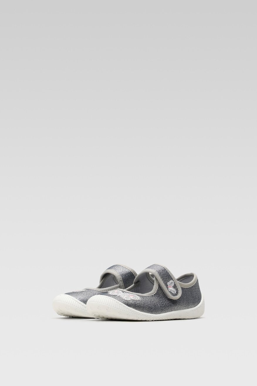 Kapcie MB 4R3/17-28POIR Srebrny