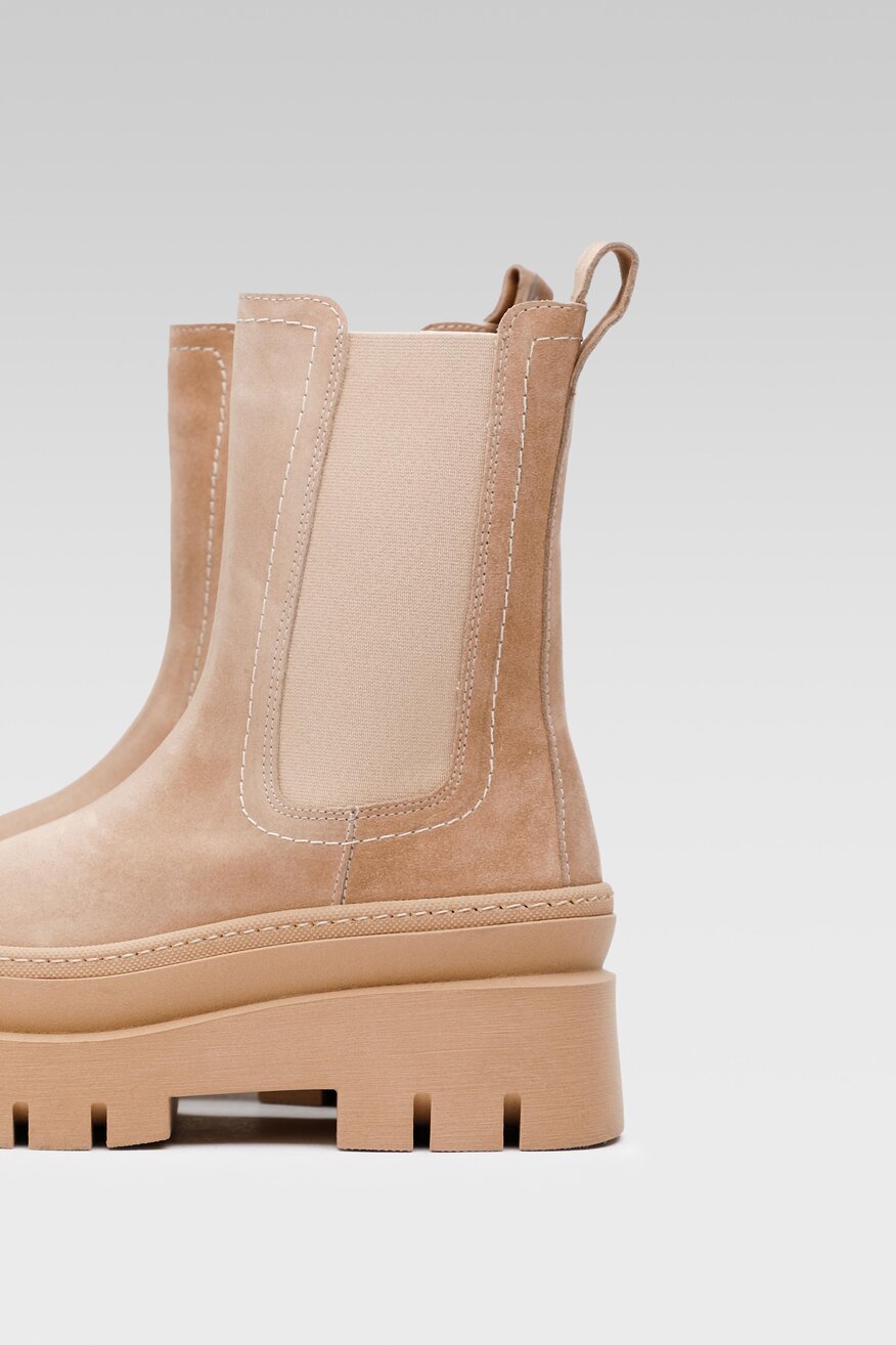 Botki Badura 8118-02 Beżowy ciemny