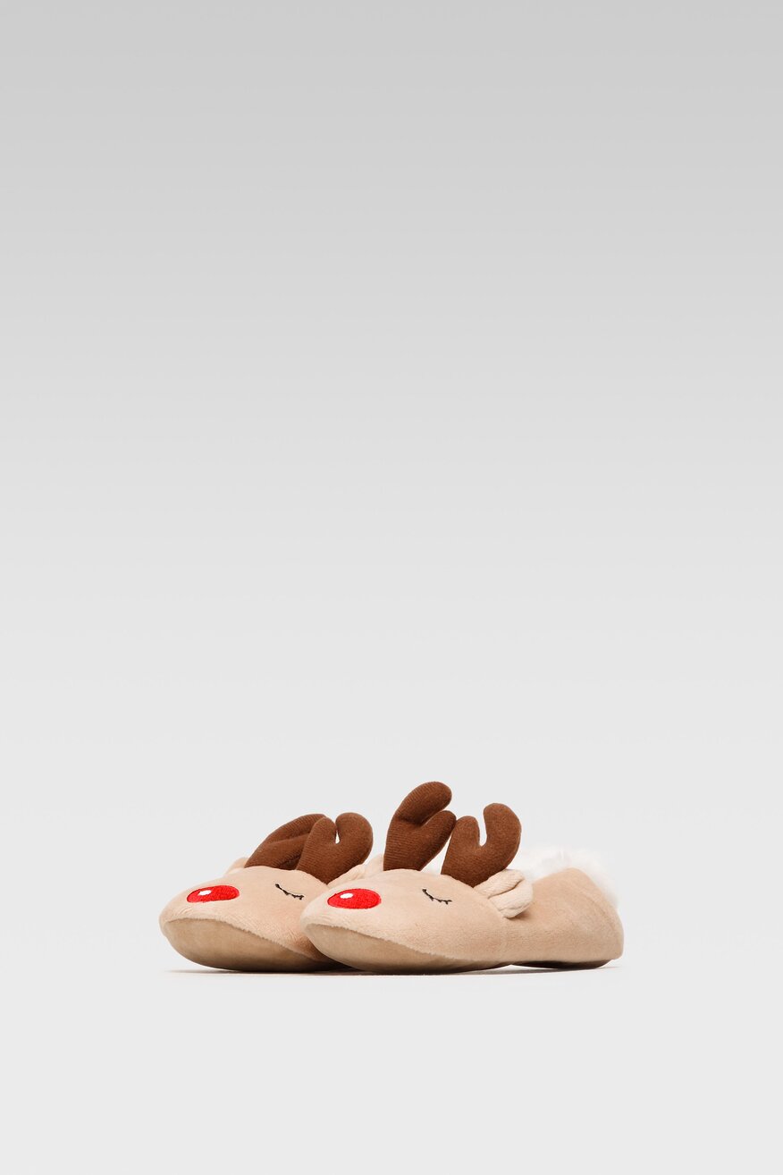 Kapcie Action Boy AGK22713 Brązowy jasny