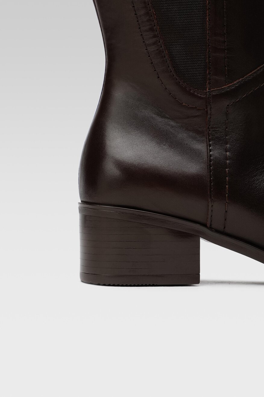 Kozaki Go Soft RST-AUGUSTA-11A Brązowy ciemny