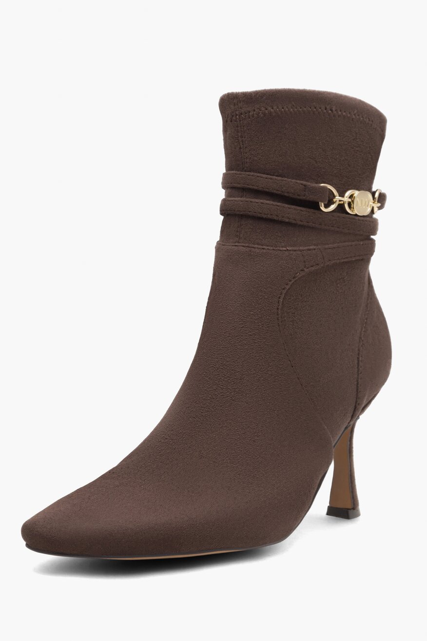 Botki NINE WEST LUBENA ZL23003CC Brązowy