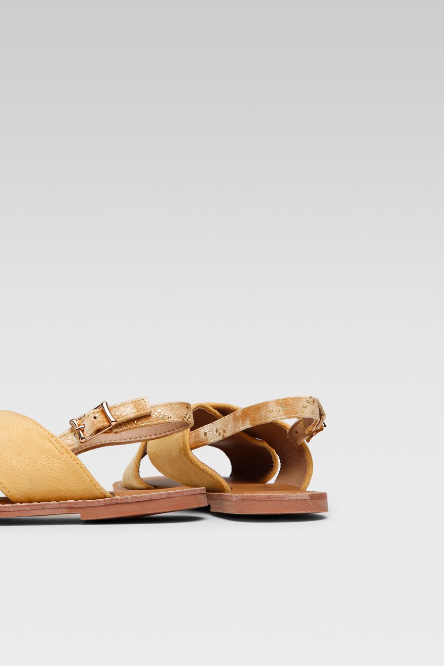 Sandały Nelli Blu CS21882-06 Miodowy