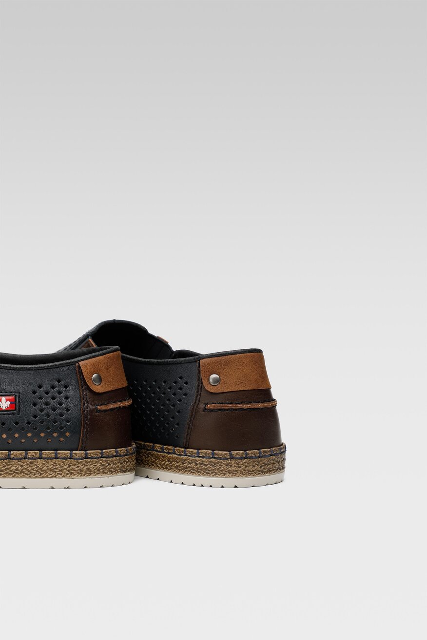 Półbuty Rieker B5297-14 Granatowy