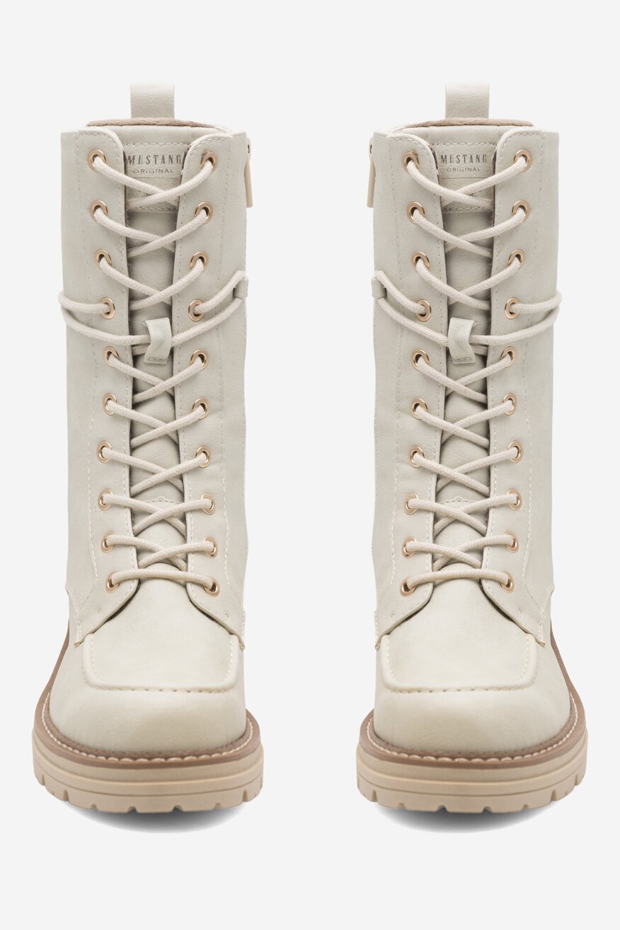 Trzewiki Mustang 1437-503 Biały