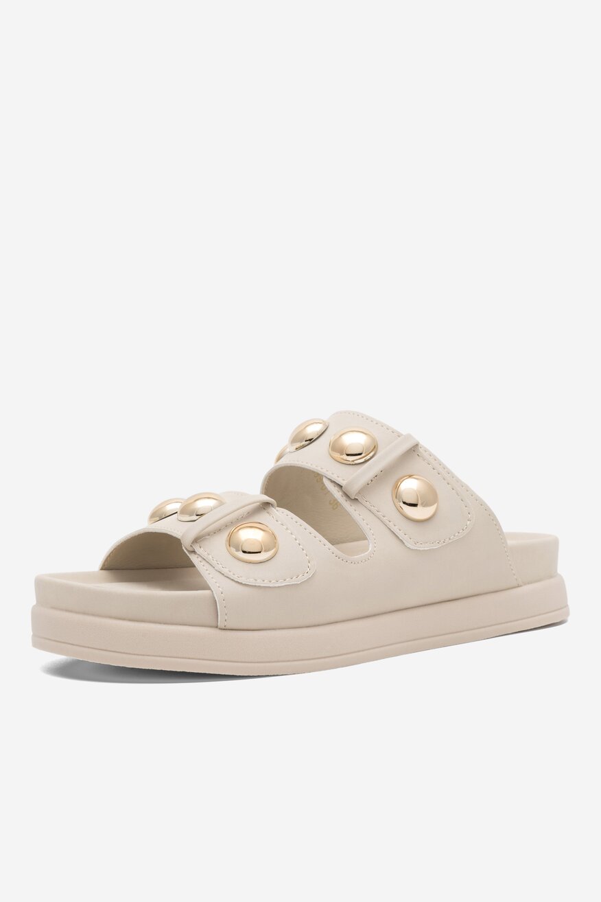 Klapki DeeZee SANTA CALIFORNIA WS6099-01 Beżowy