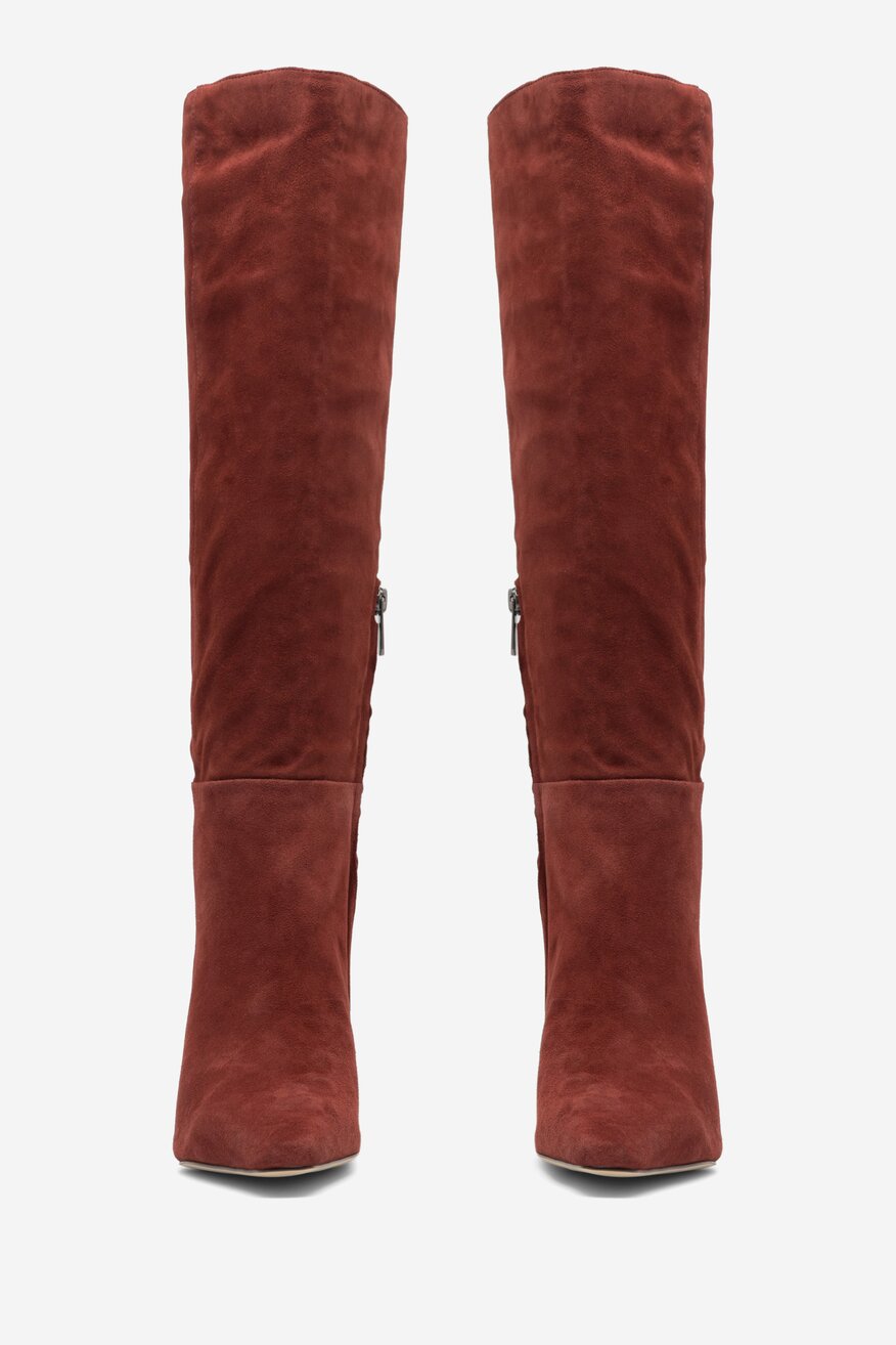 Kozaki SAM EDELMAN H8609L1200 Brązowy ciemny