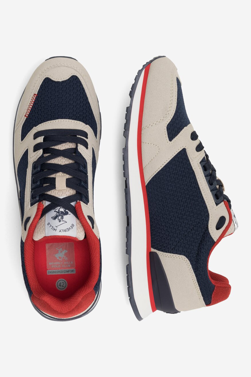 Sneakers Beverly Hills Polo Club PATCH-01 Granatowy