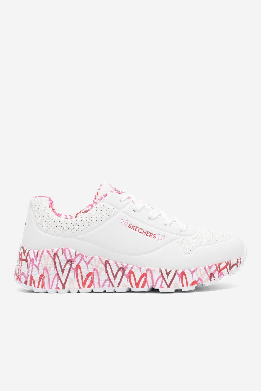 Obuwie sportowe Skechers UNO LITE 314976L WRPK Biały