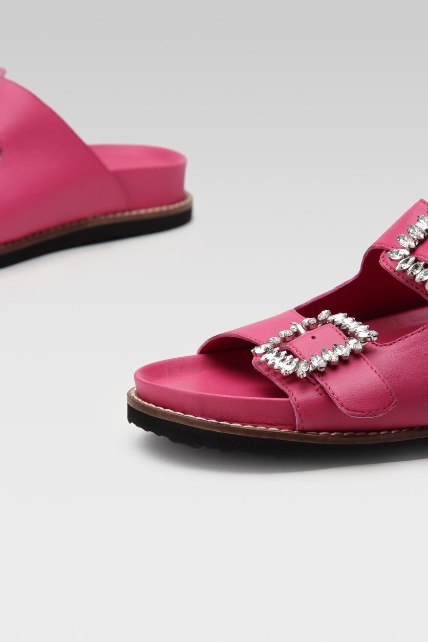 Klapki Sergio Bardi DELL-CHV-23L-37-02SB Różowy ciemny