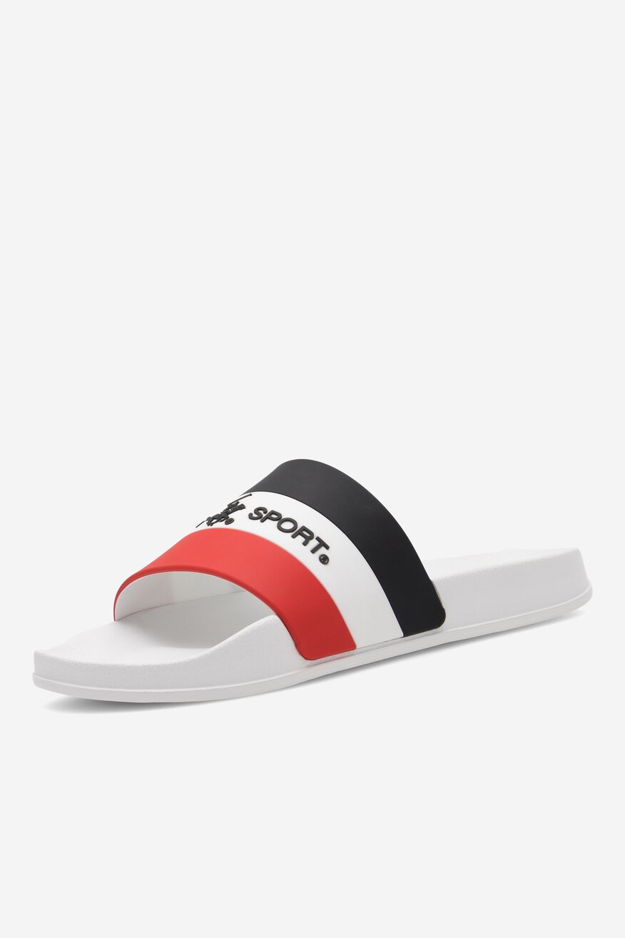 Klapki basenowe Beverly Hills Polo Club MP-CA23054-1C Biały