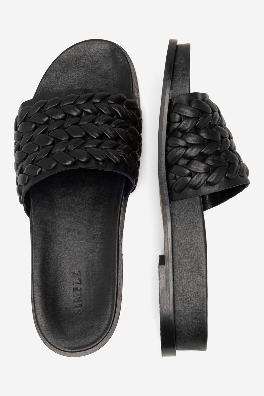 Klapki SIMPLE MIRELLA-35557 Czarny