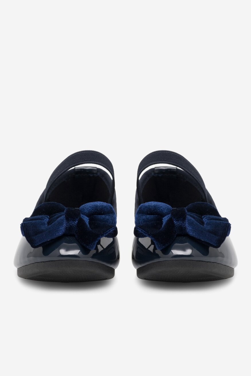 Baleriny Nelli Blu CM220831-31(III)DZ Granatowy